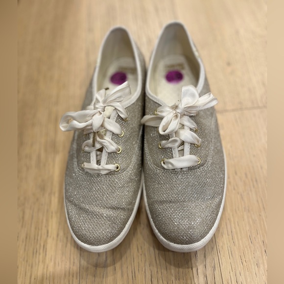 Kate Spade ♠️ Keds sneakers Rose gold size 8.5 US - Picture 15 of 17